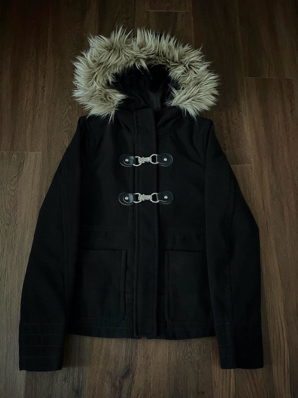 Women's Black Parka